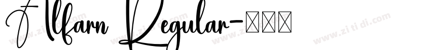 Alfarn Regular字体转换